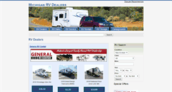 Desktop Screenshot of michiganrvdealers.com